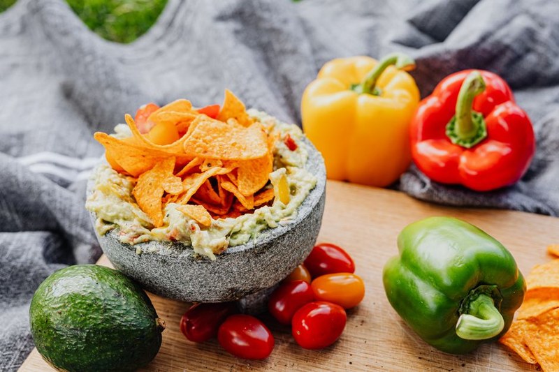 Nachos con Guacamole